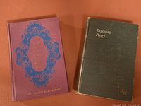 Front covers of both hardcover poetry books