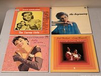 Front covers of all four Judy Garland record albums