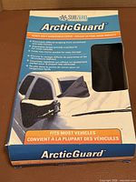 Front of SubZero ArcticGuard retail box showing product name and features