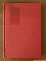 Front cover of red cloth Macbeth hardcover