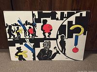 Front view of the artwork showing full composition