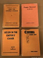 Front covers of all four books displayed