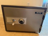 Front view of safe showing entire unit