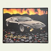 Full view of framed Pantera print