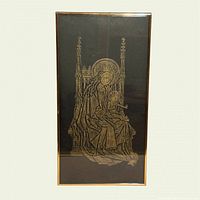 Full view of framed print showing image and frame