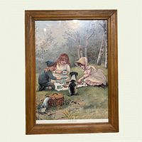 Full view of framed print showing image and frame