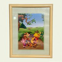 Front view of framed print