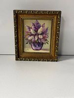 Entire framed painting front view