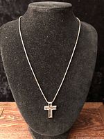 Full view of necklace on display bust