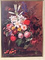 Framed print close-up of artwork