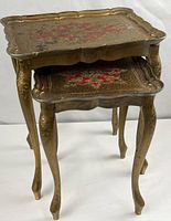 Pair of nesting tables assembled