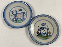 Both 7.5 in plates front view