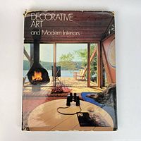 Front dust jacket showing title Decorative Art and Modern Interiors