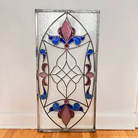 Full view of stained glass panel front