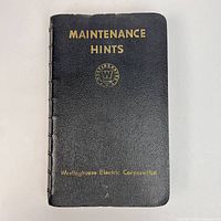 Front cover of Westinghouse Maintenance Hints manual
