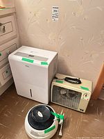 All three climate control devices positioned together