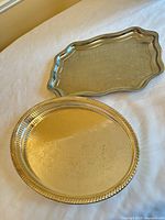 Both trays showing overall shape and size comparison