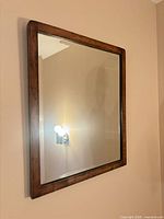 Full view of mirror on wall