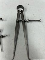 Front view of Starrett spring-type inside caliper