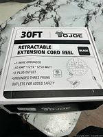 Box front showing specifications and branding