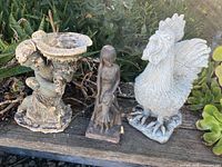 All three statues side by side