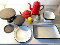 Group shot of all items on table