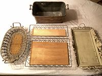 Top view of all five items laid out