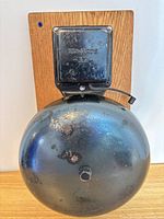 Front view showing Edwards marking, bell and backboard