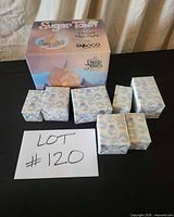 Large chapel nightlight box with seven smaller Sugar Town boxes