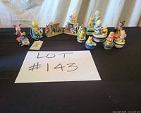 All 11 trinket boxes and figures grouped