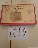 Front of sealed Korber Models Kit No. 919 box showing model illustration and branding