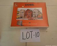 Front of sealed Lionel Kindler Victorian Building Kit box