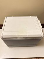 Top view of closed Coleman cooler