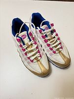 Top view of both shoes showing uppers and lacing