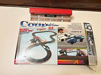 Box top showing set name and grandstand