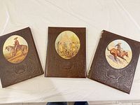 Three Time-Life The Old West hardcovers showing front covers and embossing
