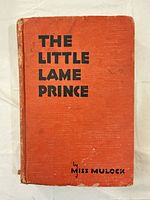 Front cover showing red cloth boards and title