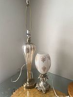 Both lamps side by side showing relative sizes and condition