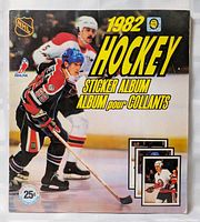 Front cover of 1982 NHL Hockey Sticker Album