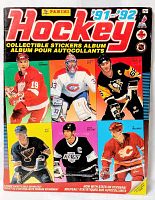 Front cover showing Panini Hockey ’91-’92 sticker album
