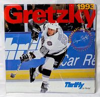 Front view of sealed 1993 Gretzky calendar
