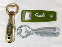 All three openers laid out front view