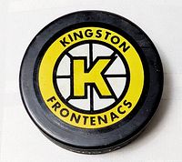 Front view showing Kingston Frontenacs logo