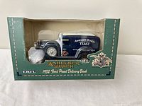 Front view of boxed Ertl 1932 Ford Panel Delivery Bank