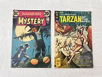 Front covers of both comic books