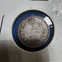 Reverse with crown and wreath, date 1916 visible