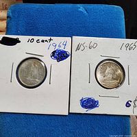 Both coins in flips, side by side