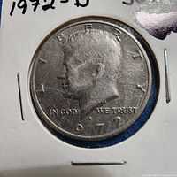 Obverse of coin showing portrait and date