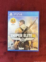 Front of PS4 case showing cover art and rating