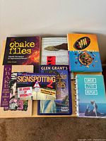 All items spread on tabletop